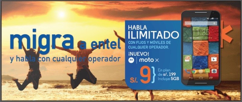 Moto X - Plan Portabilidad Entel