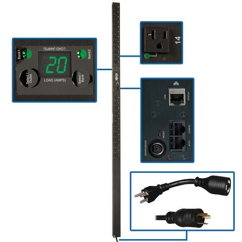 Tripp Lite - PDUMVR20NET-FRONT-L