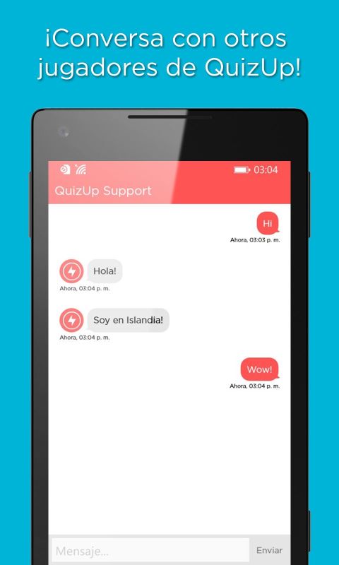 QuizUp para WinStore-Phone 8-la-Chat