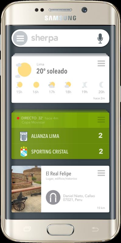 Sherpa, asistente personal apra Android