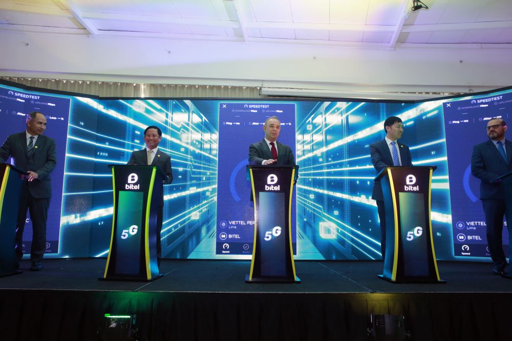 Prueba 5G de Bitel Perú